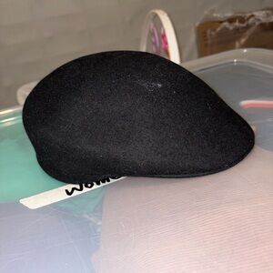 Classic Black Wool Beret Hat